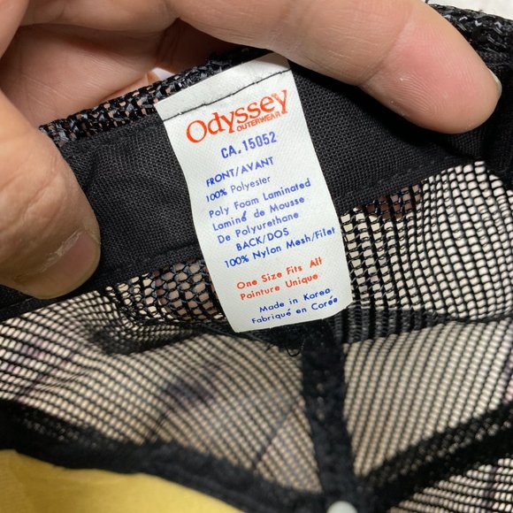 Vintage Trucker Hat Mesh Cap Snapback Black RE BRI Builders Fort McMurray OSFA - Picture 9 of 9